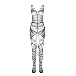 Passion - Bs 102 Bodystocking Blanc Taille Unique